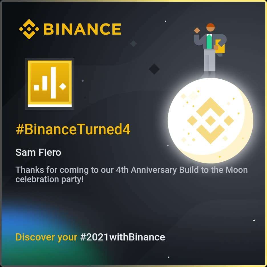 2021 with binance flyer