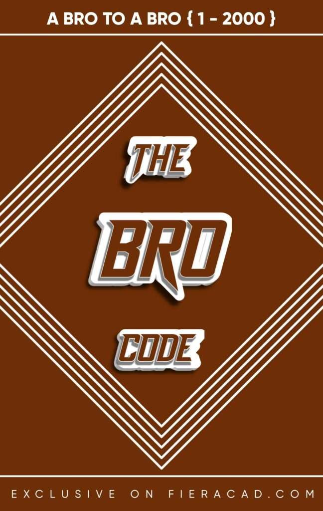 Bro Code Book Cover Design