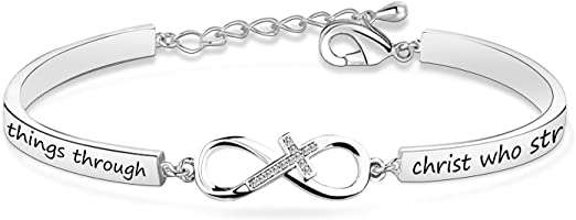 I can do all things through Christ link bracelet
